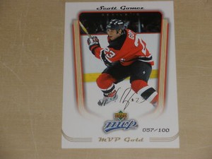 2005-06 Upper Deck MVP Gold #228 Scott Gomez 057/100
