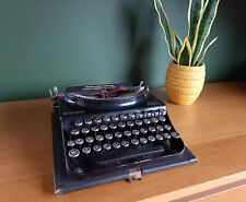Reminington Home Portable Typewriter with Case 1930's. Vintage Typewriter, Rare