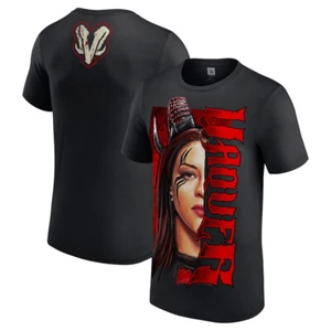 WWE Black Stephanie Vaquer Split Face T-Shirt *NEU* Official Shirt - Picture 1 of 3