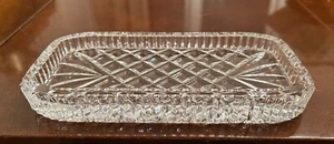 WATERFORD CRYSTAL VANITY TRAY or butter dish - Picture 1 of 4