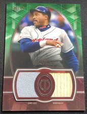 Dave Winfield 2019 Topps Tribute to Dual Relics Bat Jersey Green 95/99