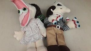 Beetlejuice Barbara and Adam Plush Toys New NWT Halloween Collectibles - Picture 1 of 8