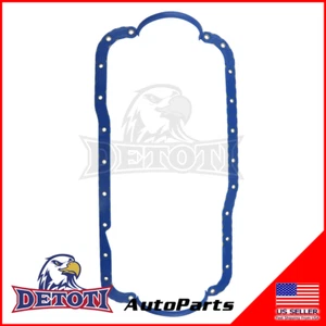 Oil Pan Gasket  Fits 85-01 Ford Lincoln Bronco Capri 5.0L V8 OHV 16v - Picture 1 of 5