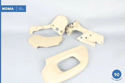  07-09 Jaguar X358 XJ8 VDP Juego de 4 molduras de cubierta de asiento delantero derecho SEL OEM Foto 1 de 4