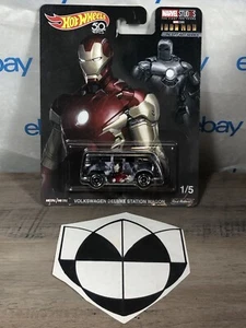 Hot Wheels 2018 Pop Culture Series Iron Man Volkswagen Deluxe Station Wagon - Picture 1 of 10