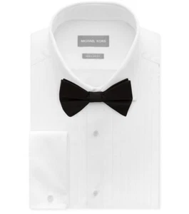 Michael Kors Men's Regular Fit Non-Iron Performance French Cuff Dress Shirt - Picture 1 of 2