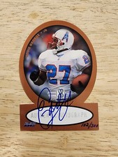 1997 Score Board Pro Line DC Eddie George Die Cut Auto Autograph Titans /300 (RB