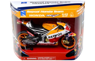 Honda Repsol MotoGP Racing RC213V 1:12 Scale Die Cast Marc Marquez Motorcycle - Image 1 of 4