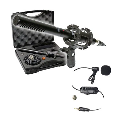 Vidpro XM-55 11' Broadcast Microphone with XM-L Lavalier Microphone Kit   - Image 1 of 4