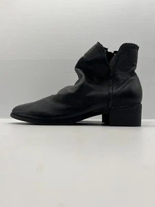Womens Shoe Ankle Boots Zip Closure Soft Black Leather EUR 40 Isabella - Picture 1 of 14