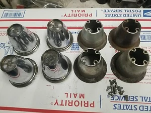 Orginal 1970 AMC Rebel Machine Wheel Centers Center Caps American Motors Co - Picture 1 of 20