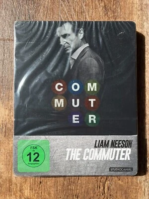 The Commuter w. Steelbook (Blu-ray, 2018, EU Import, Region B - LOCKED) *NEW* - Image 1 of 4