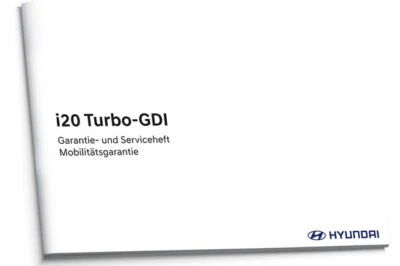 Hyundai i20 Deutsches Serviceheft 2018-2021 - Bild 1 von 4