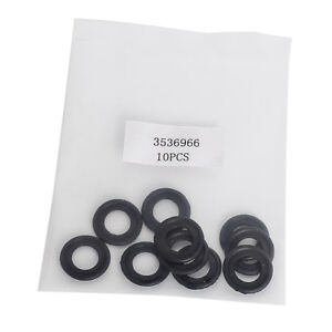 10PCS 11mm Rubber Oil Drain Plug Crush Washer Gaskets Rings 3536966 For Chevy