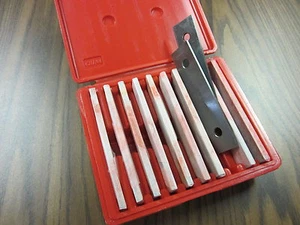 Juego paralelo de acero de precisión de 1/8"" de espesor 10 pares/juego 0.0002"-#703-755 - Imagen 1 de 1
