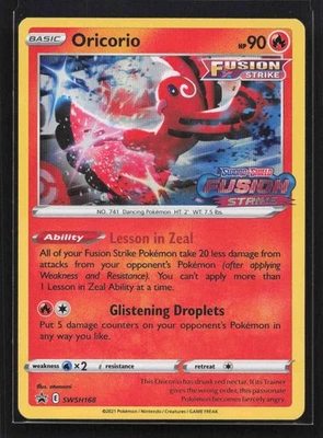 Oricorio -  (Prerelease) Promo SWSH: Sword & Shield Promo Cards SWSH168 NM - Image 1 of 2