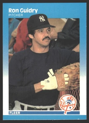 Ron Guidry #100 1987 Fleer Glossy New York Yankees - Image 1 of 2