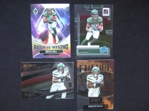 4x 2022 Breece Hall ROOKIE RC Lot - Phoenix Clearly Donruss Select +++ - Bild 1 von 5