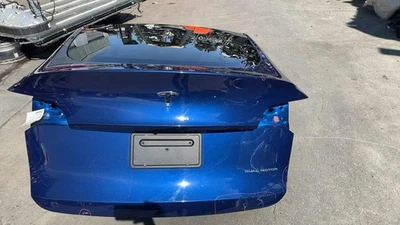 ⭕ 2020-2024 Tesla Model Y Liftgate Hatch tampa do porta-malas tampa da caçamba Shell Assy azul PPSB - Imagem 1 de 4
