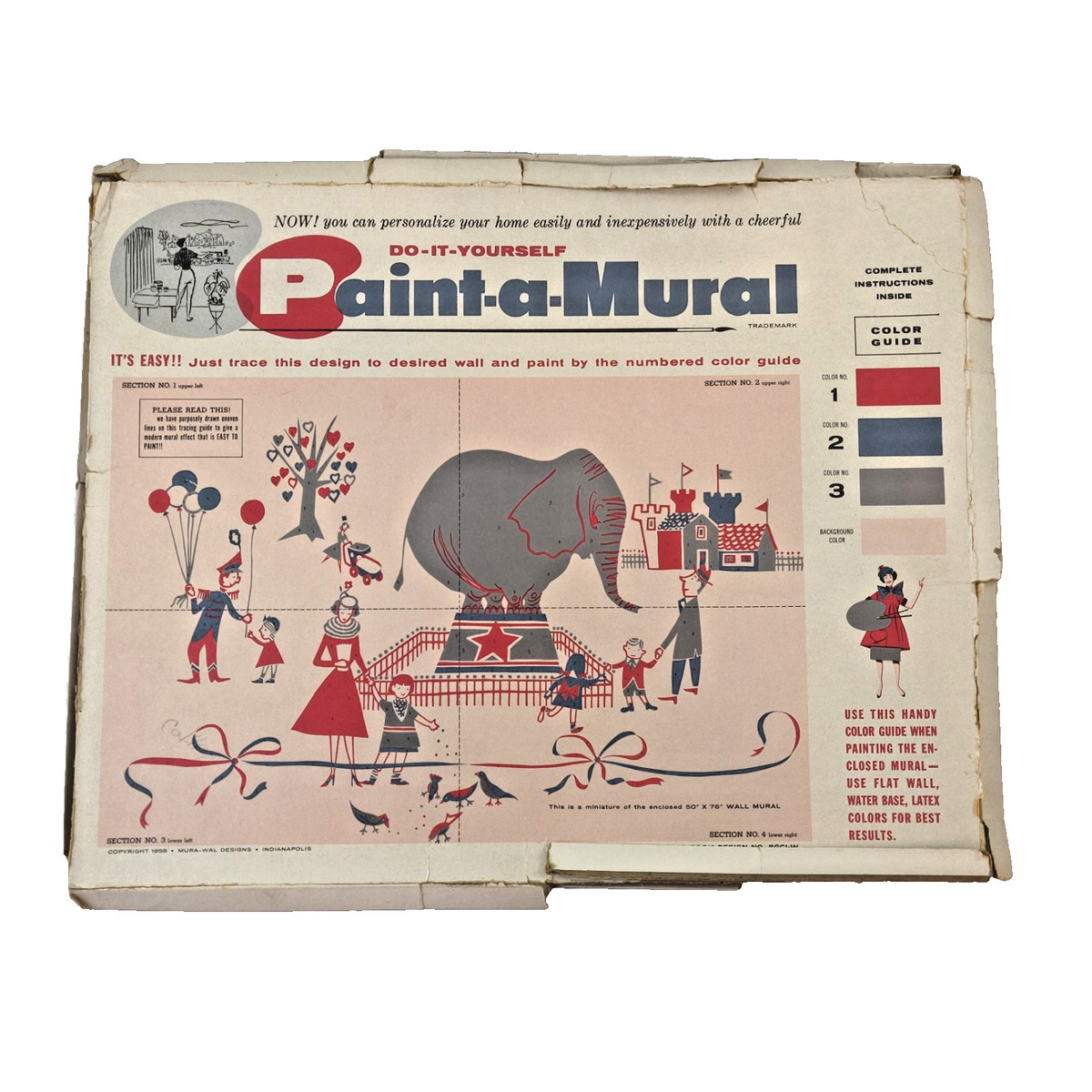 Paint By Number Vintage Retro Mid Century Collectibles 1950s