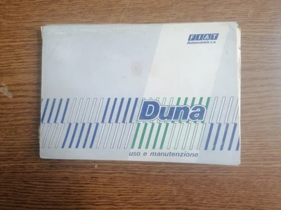 fiat duna libretto libro manuale uso e manutenzione book use and maintenance - Immagine 1 di 4