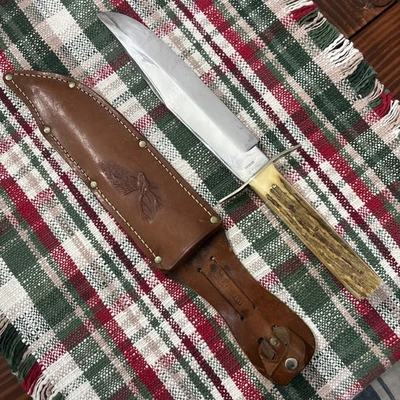 * Редкий * винтажный оригинальный нож Боуи Hygrade столовые приборы Co сделано в Золингене Германия  - Изображение 1 из 4