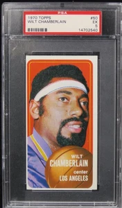 1970 Topps Wilt Chamberlain HOF #50 PSA 5 EX - Picture 1 of 2