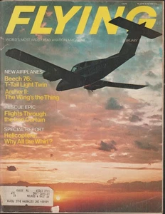 Flying Aviation Magazine Beech 76 Archer 2 Helicopter February 1976 - Picture 1 of 3