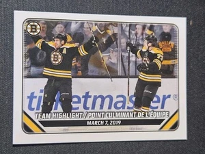 19-20 Topps Boston Bruins Season Highlights 🚨🚨🚨 Patrice Bergeron - Picture 1 of 4