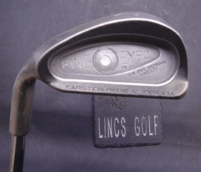 Left-Handed Ping Eye 2 Karsten White Dot 2 Iron Regular Steel Shaft Ping Grip - Image 1 of 4