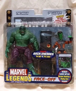 Marvel Legends HULK vs LEADER Long Head Variant ToyBiz 6" Figuren Neu - Bild 1 von 24
