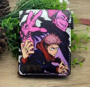 Anime Wallet Jujutsu Kaisen Satoru Gojo Bifold Short Men's Wallets Itadori Yuji - Bild 1 von 4