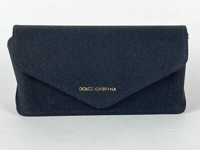 Dolce & Gabbana Auténtica Mujer Vacía Negro Satinado Gafas de Sol Estuche Bolsa Foto 1 de 4