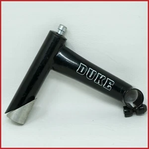 NOS ITM DUKE MTB STEM MOUNTAIN BIKE 140MM 1 1/4 CLAMP 25.4 90S VINTAGE BLACK OLD - Picture 1 of 6