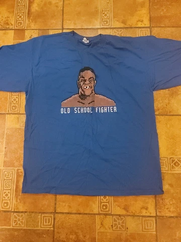 Boxing Mike Tyson Old School Fighter Short Sleeve Shirt Cover