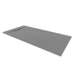 SMC Duschwanne Duschtasse Polar in Stein-Optik inkl. Ablaufgarnitur - Grau - Bild 1 von 30