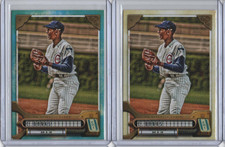 Ernie Banks 2022 Topps Gypsy Queen #318 SP Short Print Chicago Cubs Blue /150