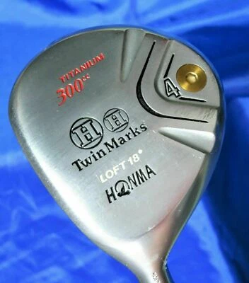 LEFT-HANDED GOLF CLUBS FAIRWAY WOOD HONMA TWIN MARKS SILVER 4W R-FLEX - Image 1 of 4