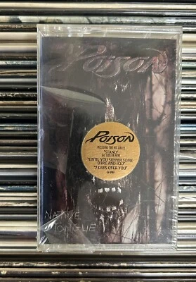 Poison - Native Tongue SEALED 1993 Hair Metal Cassette Tape Original - Image 1 of 3