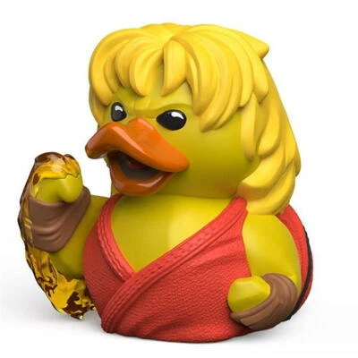 Street Fighter Ken TUBBZ Rubber Duck Bath Toy Vinyl Figurine NEW/BOXED/SEALED - Image 1 of 4