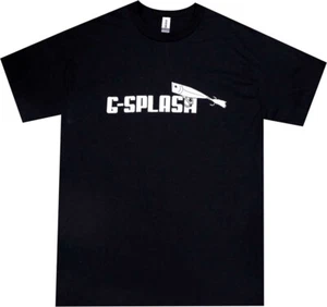 LUCKY CRAFT G-SPLASH T-Shirts Black & White : Size XL Cotton 100% - Picture 1 of 2
