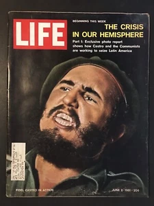 1961 LIFE  Magazine ~ Cuban Revolutionary Fidel Castro - Picture 1 of 1