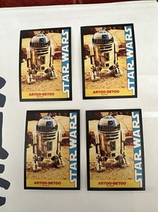 Star Wars 1977 Vintage WONDER BREAD Artoo-Detoo #8 Set Break Qty 4 (four)