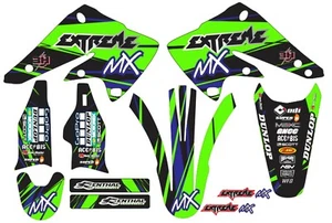 Graphics for 2004 2005 Kawasaki KX250f KXF 250 shroud plastic decals stickers - Picture 1 of 1
