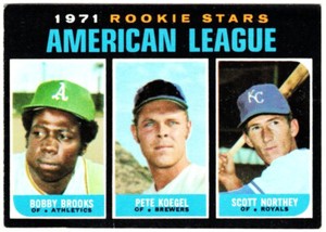 1971 Topps: 1971 Rookie Stars Bobby Brooks Pete Koegel Scott Northey #633 () E