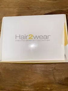 HAIR2WEAR CHRISTIE BRINKLEY COLLECTION HAIR EXTENSION DARK BROWN CLIP IN. BOXED - Picture 1 of 6