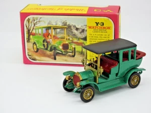 LESNEY MATCHBOX 1965 MODELS OF YESTERYEAR BOXED 1910 BENZ LIMOUSINE Y3-2 F BOX - Picture 1 of 5