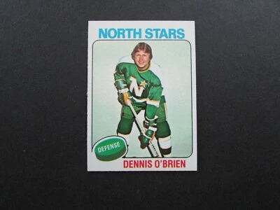 1975-76 Topps Hockey Card #53 Dennis O'Brien - Image 1 of 2