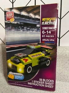 61 piezas Street Racer Block Tech Motorsport Racing - Imagen 1 de 4