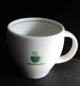 STARBUCKS Barista Steaming Coffee Tea Mug Cup Ivory/Green 2003 - Picture 1 of 10